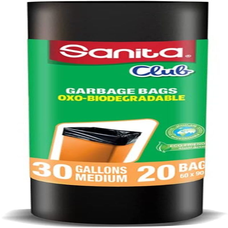 Sanita Club - Garbage Bags 30 Gallons Medium 20 Bags